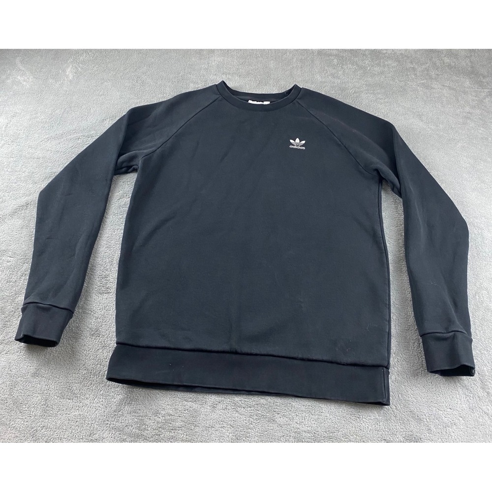 Adidas Primegreen Crewneck Sweatshirt Black Mens Size M‎ Minimalist Pullover